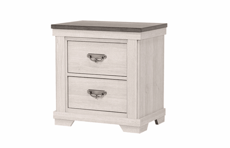 Leighton Dresser Cream/Brown, Sleek And Modern Wood, 6 Spacious Drawers - Ella Furniture
