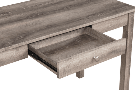 Wren Writing Brown Modern Wood With Drawer Desk & Chair Set - Ella Furniture
