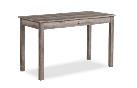 Wren Writing Brown Modern Wood With Drawer Desk & Chair Set - Ella Furniture