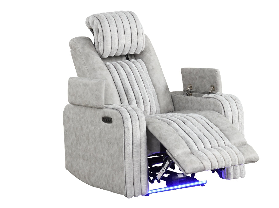 Lita Gray Power 3-Piece Reclining Set