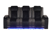 Lita Black Power 3-Piece Reclining Set