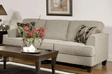 Soprano Beige Fabric Sofa by New Era