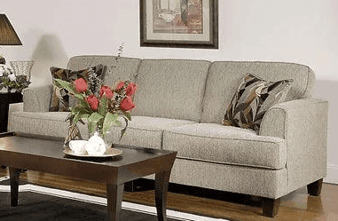 Soprano Beige Fabric Sofa by New Era