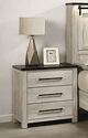 Loza White Nightstand