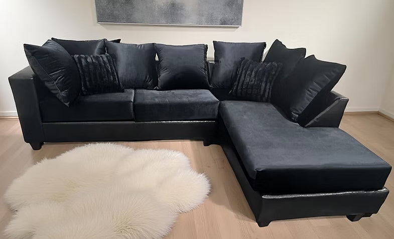 Tampa Black Sectional
