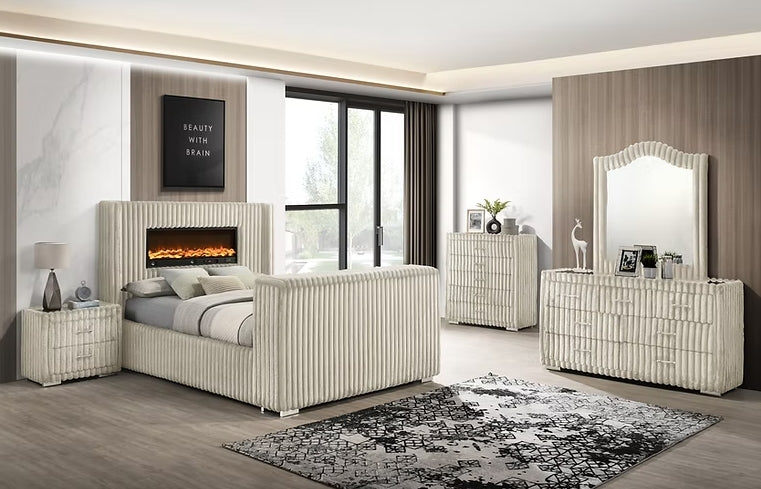 Henley Cream Nightstand