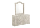 Micah Henley Cream Upholstered Platform Bedroom Set