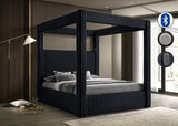 Atlam Henley Black Nightstand
