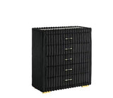 Atlam Henley Black Nightstand