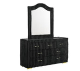 Atlam Henley Black Nightstand