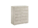 Atlam Henley Cream Upholstered Canopy Platform Bedroom Set