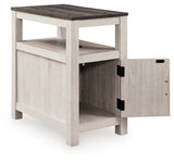 Fendenmore Brown Gray/Antique White Chairside End Table