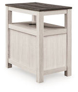 Fendenmore Brown Gray/Antique White Chairside End Table