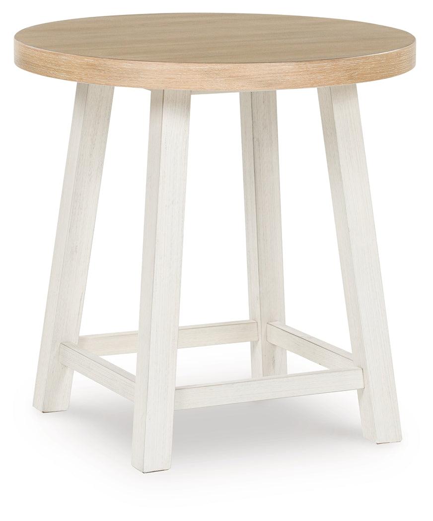 Fawndell Antique White/Brown Table (Set of 3)