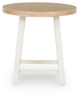 Fawndell Antique White/Brown Table (Set of 3)