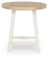 Fawndell Antique White/Brown Table (Set of 3)