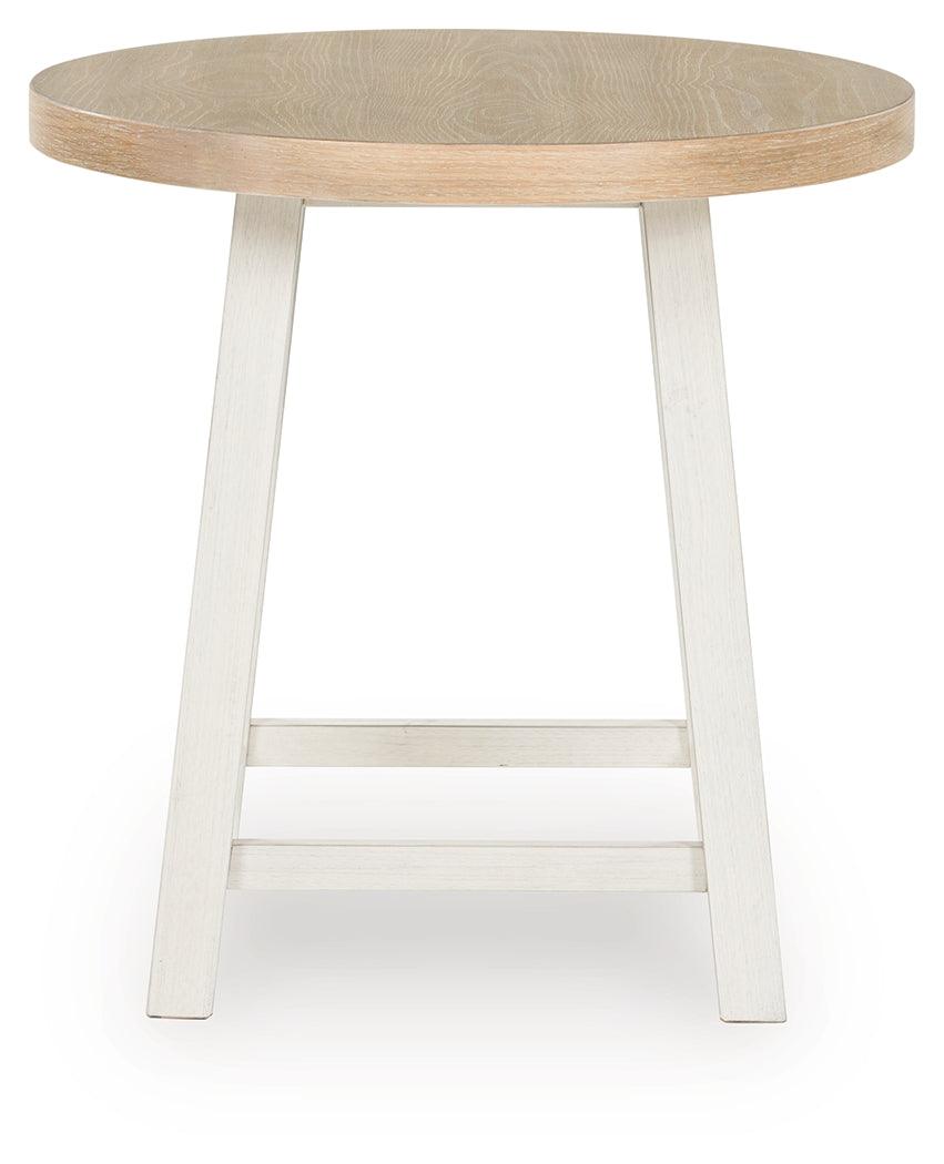 Fawndell Antique White/Brown Table (Set of 3)