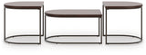 Vanmore Dark Brown Table (Set of 3)