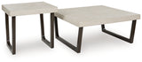 Westenfort Espresso/Gray Table (Set of 2)