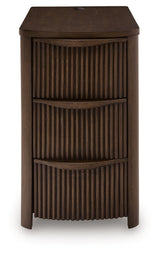 Camdill Dark Brown Chairside End Table