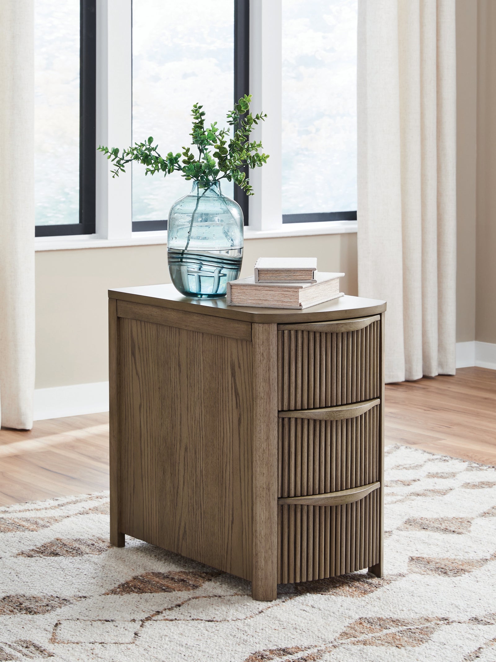 Camdill Light Brown Chairside End Table