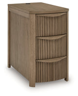 Camdill Light Brown Chairside End Table