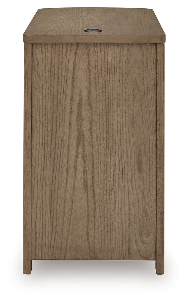 Camdill Light Brown Chairside End Table