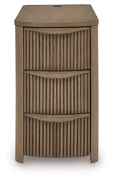 Camdill Light Brown Chairside End Table