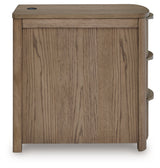 Camdill Light Brown Chairside End Table