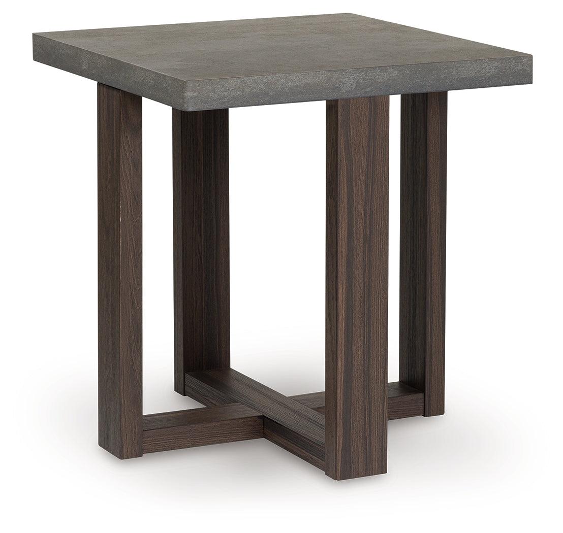 Dynnford Gray/Brown Table (Set of 3)