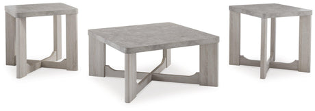 Garnilly Whitewash Table (Set Of 3) - Ella Furniture