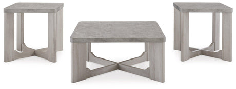 Garnilly Whitewash Table (Set Of 3) - Ella Furniture