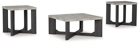 Sharstorm Two-tone Gray Table (Set Of 3) - Ella Furniture