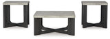 Sharstorm Two-tone Gray Table (Set Of 3) - Ella Furniture