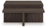 Zendex Brown Table (Set of 2)