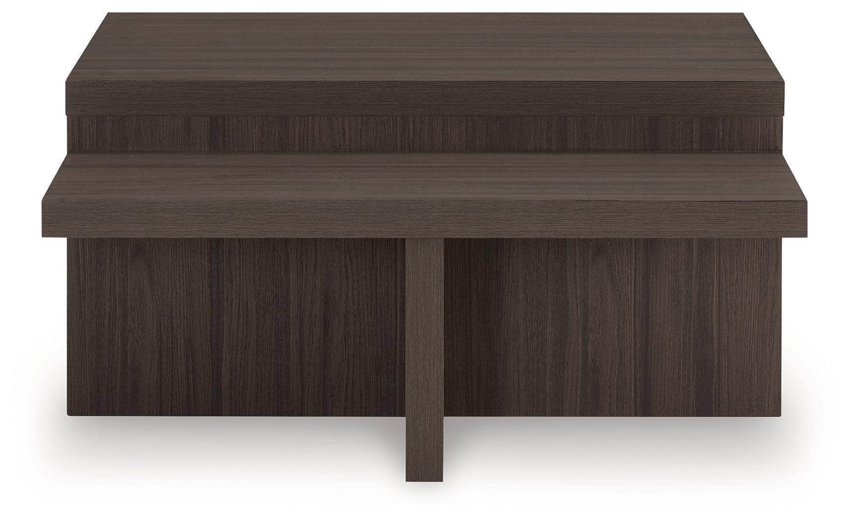 Zendex Brown Table (Set of 2)