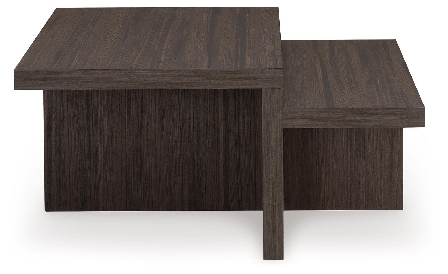 Zendex Brown Table (Set of 2)
