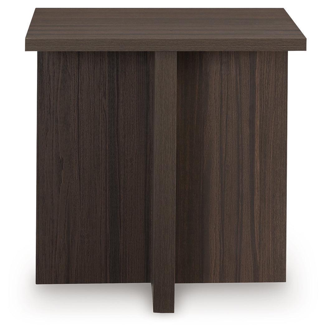 Zendex Brown Table (Set of 2)
