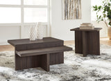 Zendex Brown Table (Set of 2)