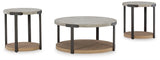 Darthurst Light Brown Table (Set Of 3) - Ella Furniture