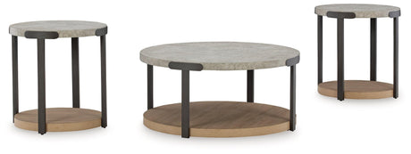 Darthurst Light Brown Table (Set Of 3) - Ella Furniture
