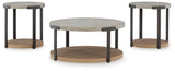Darthurst Light Brown Table (Set Of 3) - Ella Furniture
