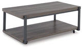 Wilmaden Gray/black Table (Set Of 3) - Ella Furniture