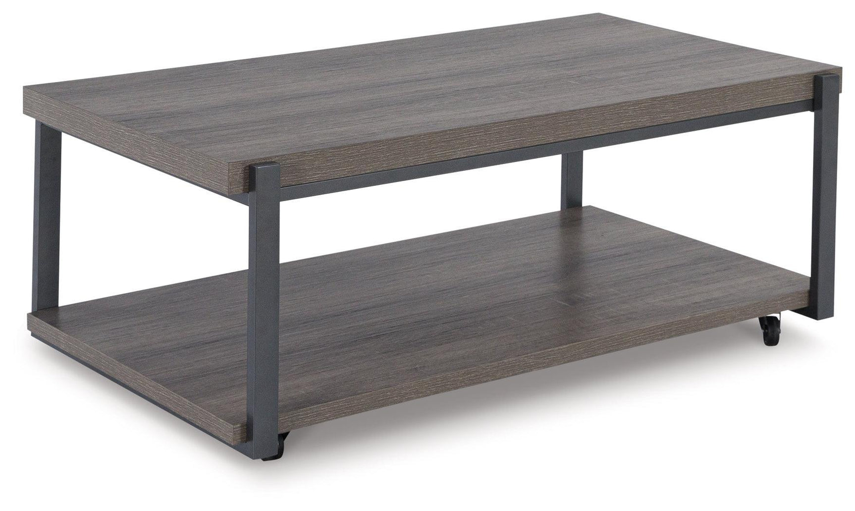 Wilmaden Gray/black Table (Set Of 3) - Ella Furniture