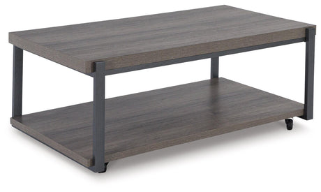 Wilmaden Gray/black Table (Set Of 3) - Ella Furniture