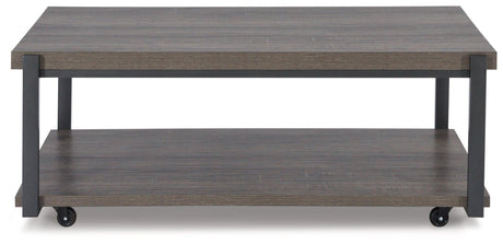 Wilmaden Gray/black Table (Set Of 3) - Ella Furniture