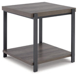 Wilmaden Gray/black Table (Set Of 3) - Ella Furniture