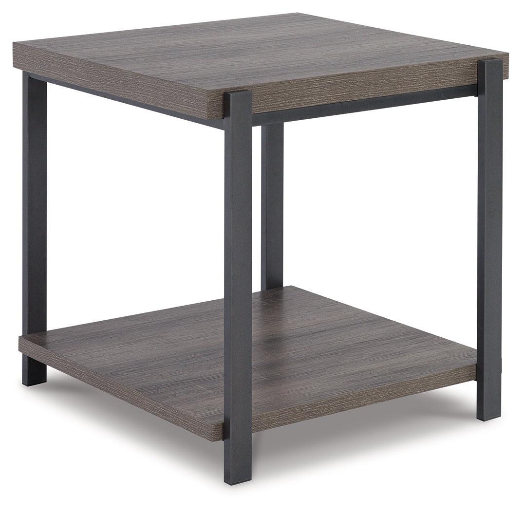 Wilmaden Gray/black Table (Set Of 3) - Ella Furniture