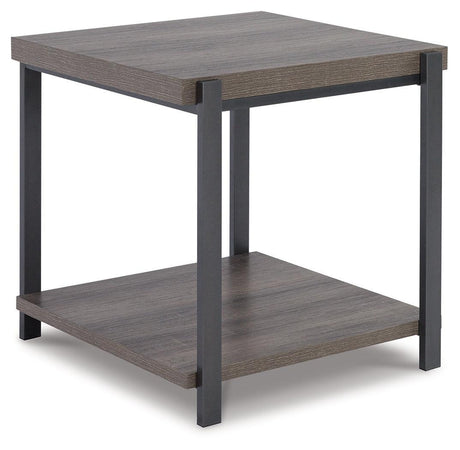 Wilmaden Gray/black Table (Set Of 3) - Ella Furniture