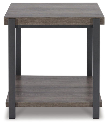 Wilmaden Gray/black Table (Set Of 3) - Ella Furniture